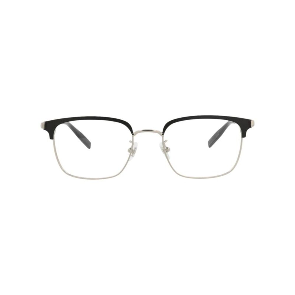 Montblanc Square-Frame Metal Optical Frames Silver Mens